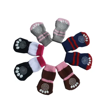 8pcs/set 2pairs Soft Warm Pet doggy shoes antislip Socks Cotton knitting wool Pet Cat Puppy Socks with dog footprints Dog Socks
8pcs/set 2pairs Soft Warm Pet doggy shoes antislip Socks Cotton knitting wool Pet Cat Puppy Socks with dog footprints Dog Socks