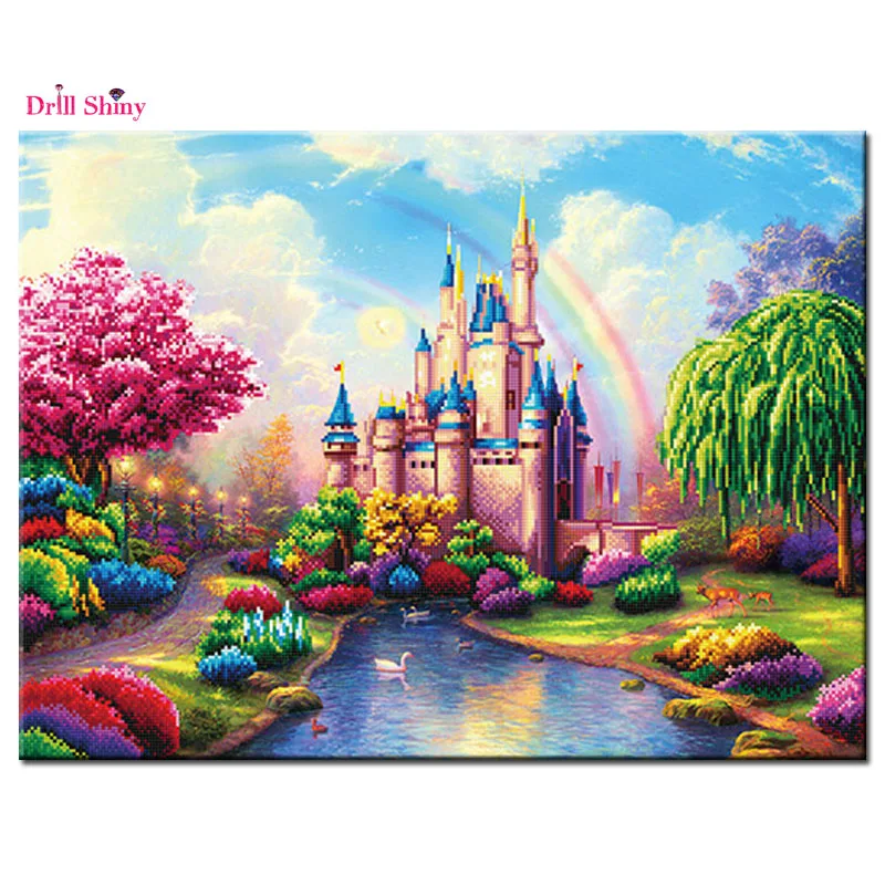 3D DIY Resin Diamond Painting Beautiful color castle Crystal Cross Stitch Needlework full Round Mosaic Embroidery Home decor
3D DIY Resin Diamond Painting Beautiful color castle Crystal Cross Stitch Needlework full Round Mosaic Embroidery Home decor