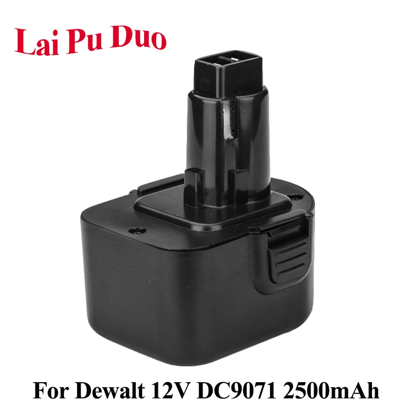 NI-MH 12V 2500mAh For Dewalt Cordless Drill DE9071, DW9072,DW904,DW917,DW980,DW915,DC727,DC528 Replacement Power Tool Battery
NI-MH 12V 2500mAh For Dewalt Cordless Drill DE9071, DW9072,DW904,DW917,DW980,DW915,DC727,DC528 Replacement Power Tool Battery