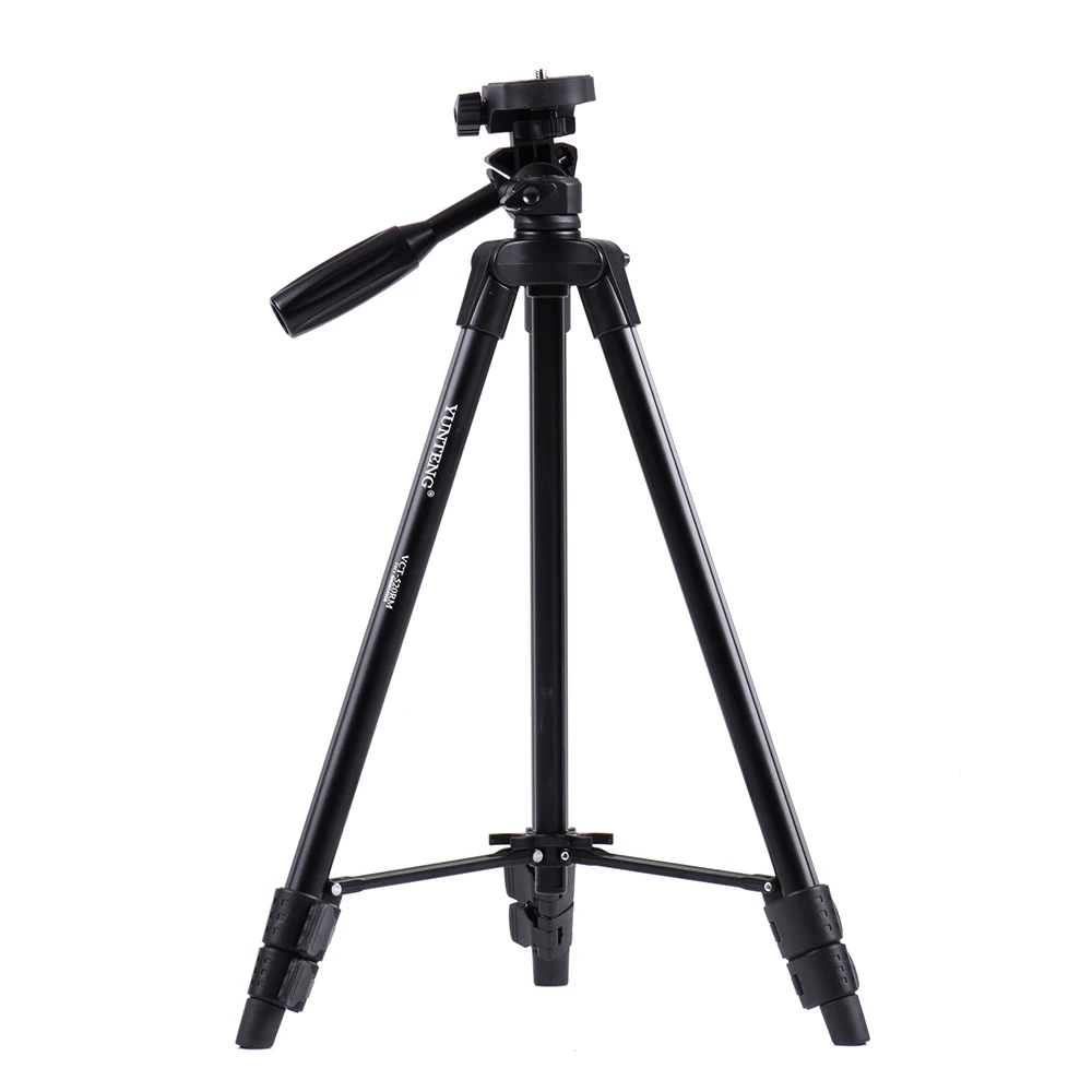 YUNTENG VCT-520RM Portable Camera Tripod Aluminum Alloy Tripod with Universal Smartphone Mount for Sony ILDC Digital Camera
YUNTENG VCT-520RM Portable Camera Tripod Aluminum Alloy Tripod with Universal Smartphone Mount for Sony ILDC Digital Camera