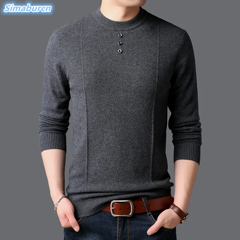 Wool Sweater Men Brand Clothing 2018 Autumn Winter New Arrival Slim Warm Sweaters O-Neck Pullovers Male Black Gray Sweaters
Wool Sweater Men Brand Clothing 2018 Autumn Winter New Arrival Slim Warm Sweaters O-Neck Pullovers Male Black Gray Sweaters