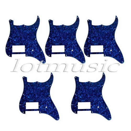 

5pcs 3ply Blue Pearl Guitar Pickguard One Humbucker For Fender Strat replacement High Quality