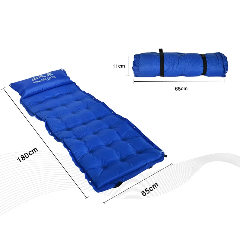 Lazyol Single180cm x 65cm Waterproof Splicable Automatic Inflatable Cushion Sleeping Mattress with Pillow
Lazyol Single180cm x 65cm Waterproof Splicable Automatic Inflatable Cushion Sleeping Mattress with Pillow