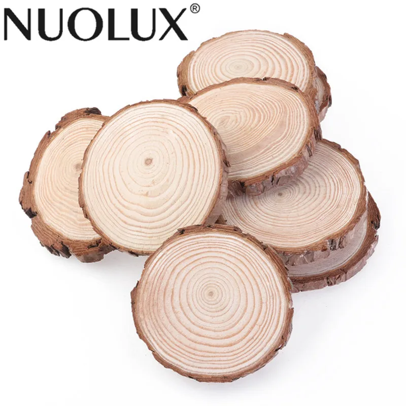 10pcs 7-9CM Natural Round Wood Slices Circles With Tree Bark Log Discs For DIY Crafts Wedding Party Decoration
10pcs 7-9CM Natural Round Wood Slices Circles With Tree Bark Log Discs For DIY Crafts Wedding Party Decoration