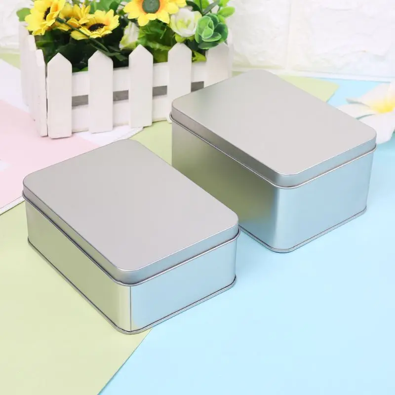 Portable Rectangular Tin Silver Metal Storage Box Case Organizer For Money Coin Candy Keys Small Items Survival Kit Power Bank
Portable Rectangular Tin Silver Metal Storage Box Case Organizer For Money Coin Candy Keys Small Items Survival Kit Power Bank