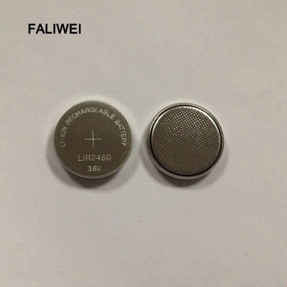 2PCS/LOT 3.6V LIR2450 LIR 2450 Rechargeable CMOS BIOS Button Coin Cell Li-ion Lithium
2PCS/LOT 3.6V LIR2450 LIR 2450 Rechargeable CMOS BIOS Button Coin Cell Li-ion Lithium