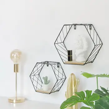 Wrought Iron Hexagon Grid Wall Shelf Wall Combination Hanging Living Room Bedroom Wall Decoration Accessories
Wrought Iron Hexagon Grid Wall Shelf Wall Combination Hanging Living Room Bedroom Wall Decoration Accessories