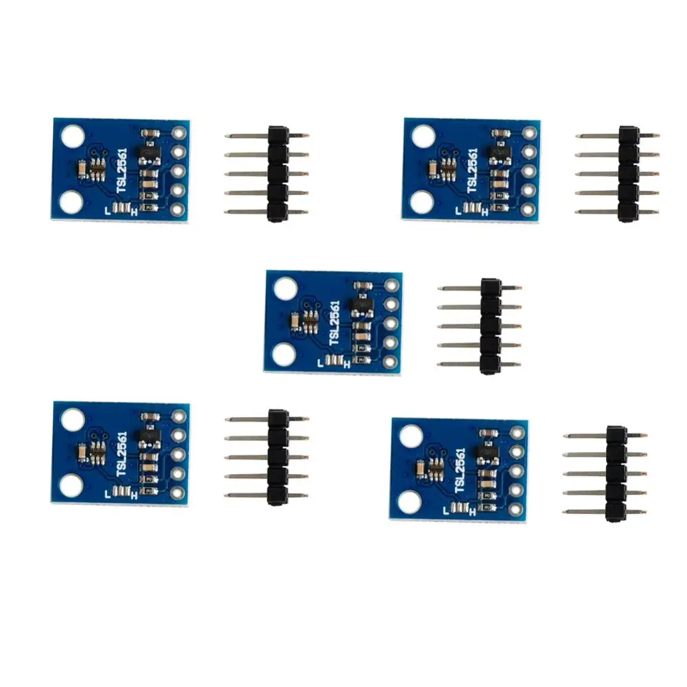 5Pcs/lot TSL2561 GY-2561 Luminosity Sensor Breakout Infrared Light Integrating Sensor for Arduino DIY Kit FZ1063
5Pcs/lot TSL2561 GY-2561 Luminosity Sensor Breakout Infrared Light Integrating Sensor for Arduino DIY Kit FZ1063