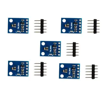 5Pcs/lot TSL2561 GY-2561 Luminosity Sensor Breakout Infrared Light Integrating Sensor for Arduino DIY Kit FZ1063
5Pcs/lot TSL2561 GY-2561 Luminosity Sensor Breakout Infrared Light Integrating Sensor for Arduino DIY Kit FZ1063