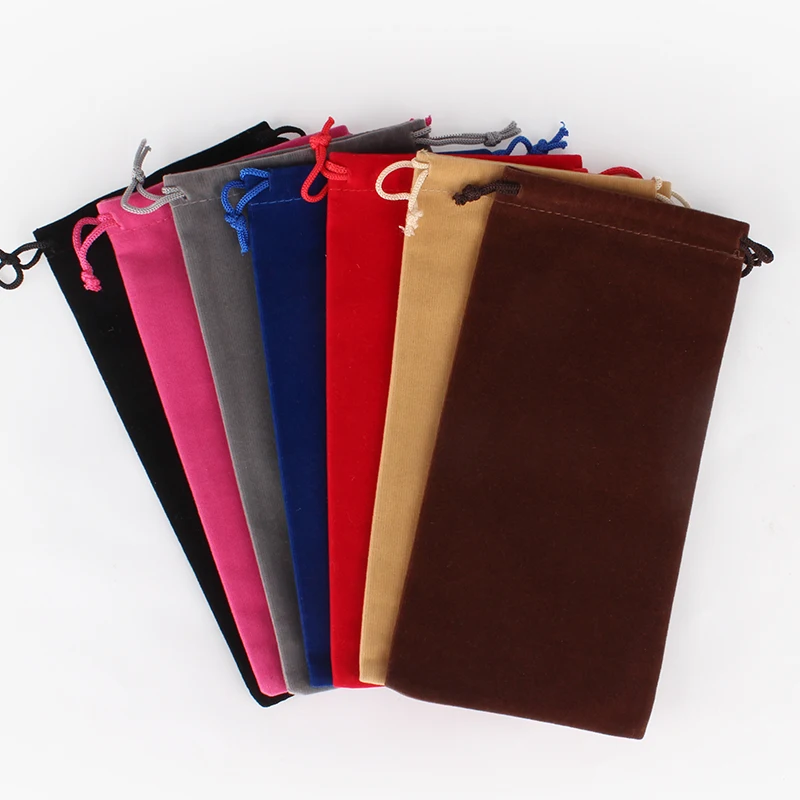 50pcs/lot 10x20cm Rectangle Black/Red/Rose/Blue/Brown Drawstring Velvet Pouch Bag Christmas Gift Packaging Bags Can Print Logo
50pcs/lot 10x20cm Rectangle Black/Red/Rose/Blue/Brown Drawstring Velvet Pouch Bag Christmas Gift Packaging Bags Can Print Logo