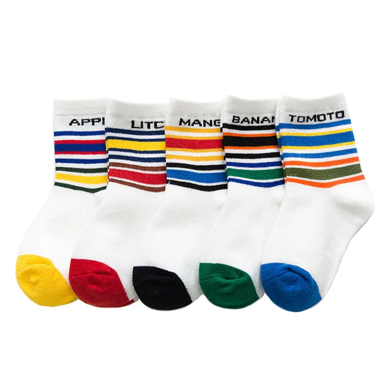 5 Pairs/Lot Socks for 1-12 Kids Socks Cotton Striped Baby Girls Boys Children Sokken
5 Pairs/Lot Socks for 1-12 Kids Socks Cotton Striped Baby Girls Boys Children Sokken