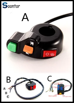 Switch Horn Turn Signals On/Off Light 12V Motorbike niversal Motorcycle for HONDA CBR1100XX BLACKBIRD ST1300 ST1300A VFR800
Switch Horn Turn Signals On/Off Light 12V Motorbike niversal Motorcycle for HONDA CBR1100XX BLACKBIRD ST1300 ST1300A VFR800