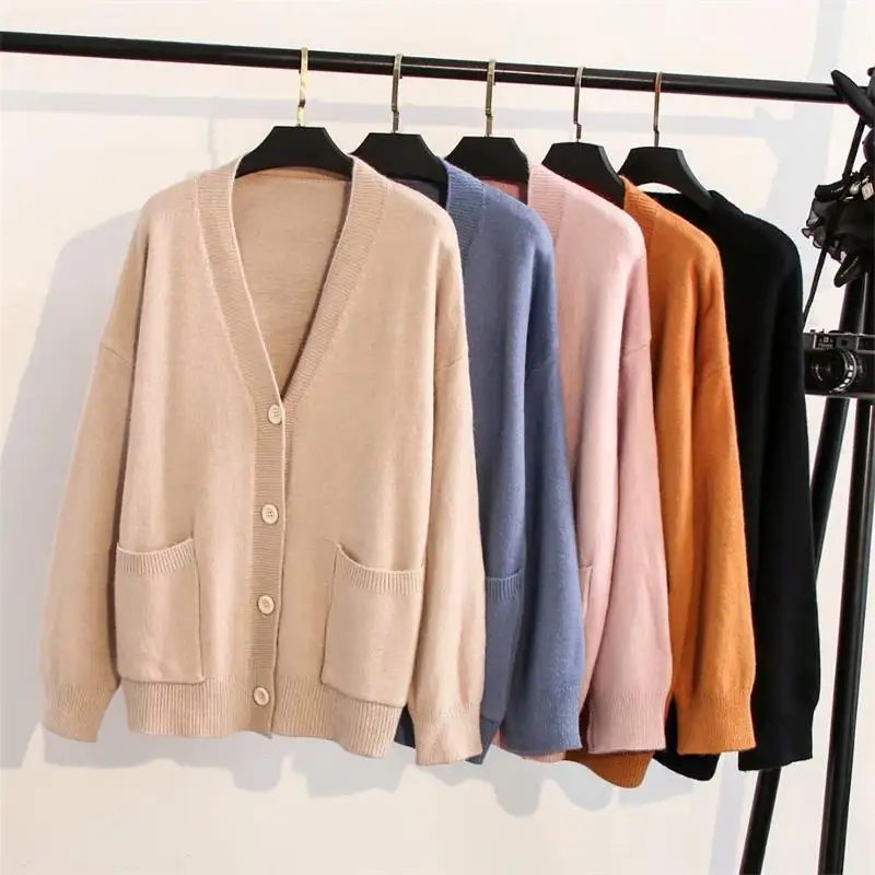Plus size knitted wool women Cardigan coat 2018 pink & blue & black & orange & Beige autumn ladies sweater female knitwear coat
Plus size knitted wool women Cardigan coat 2018 pink & blue & black & orange & Beige autumn ladies sweater female knitwear coat