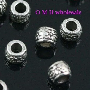 OMH wholesale 18pcs tibetan silver big hole fit charm bracelet beads Jewelry Findings metal beads 7X6mm ZL128
OMH wholesale 18pcs tibetan silver big hole fit charm bracelet beads Jewelry Findings metal beads 7X6mm ZL128