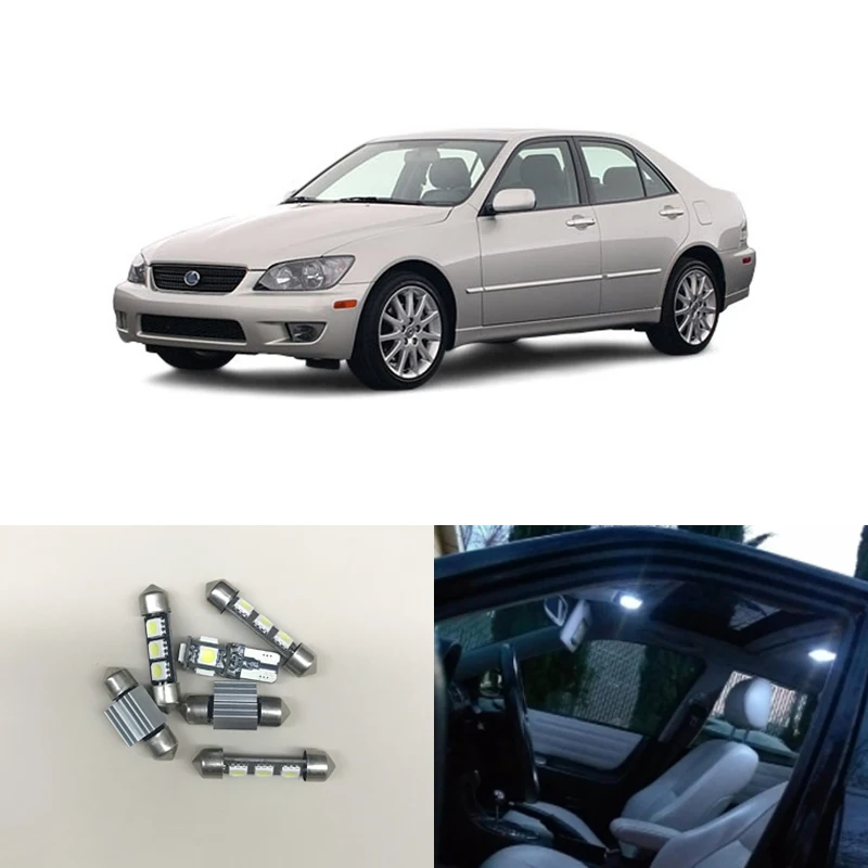 6PCs White Led Car Light Bulbs Interior Package Kit For Lexus IS300 2001-2005 Map Dome Step/Courtesy Trunk/Cargo Area Lights
6PCs White Led Car Light Bulbs Interior Package Kit For Lexus IS300 2001-2005 Map Dome Step/Courtesy Trunk/Cargo Area Lights