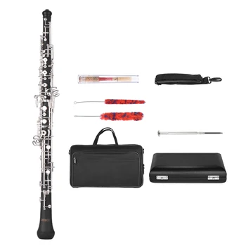 ammoon C Key Oboe Silver Plated Keys Semi-automatic Style Oboe with Reed Leather Case Carrying Bag for Beginners Students
ammoon C Key Oboe Silver Plated Keys Semi-automatic Style Oboe with Reed Leather Case Carrying Bag for Beginners Students