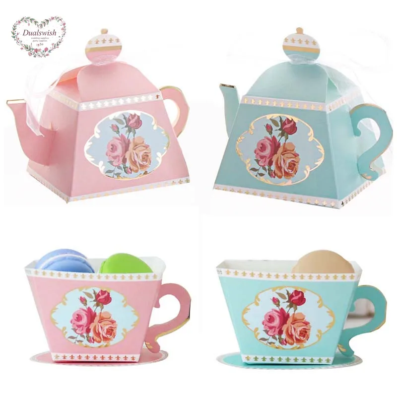 Dualswish 25Pcs/lot Creative Teapot Candy Box Tea Cup Gift Box Baby Shower Wedding Favors and Gifts Wedding Party Supplies
Dualswish 25Pcs/lot Creative Teapot Candy Box Tea Cup Gift Box Baby Shower Wedding Favors and Gifts Wedding Party Supplies