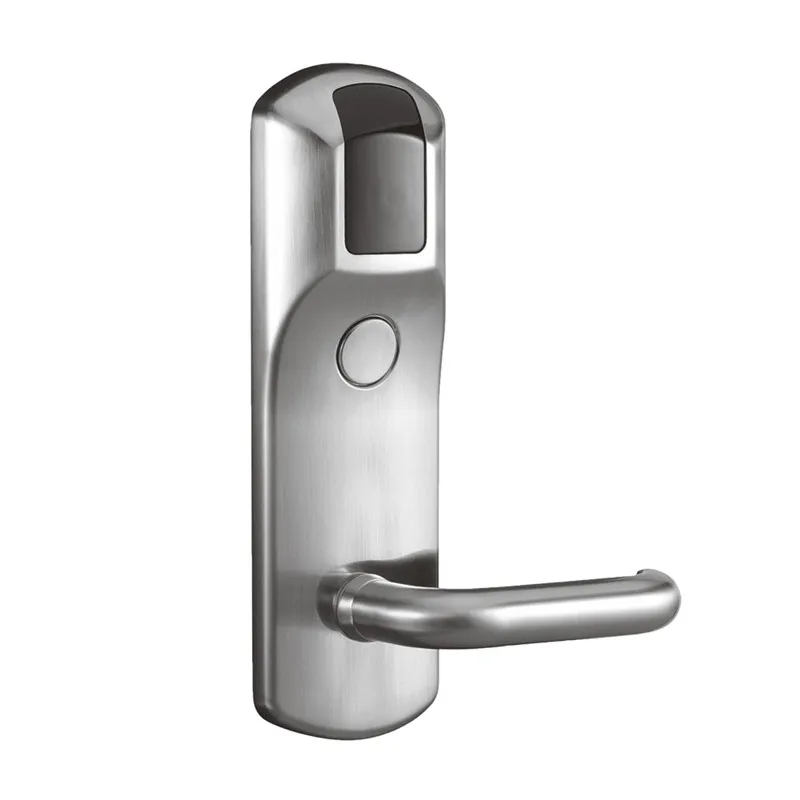 L&S Electronic Card Lock Digital Card Door Lock ANSI US Mortise Zinc Alloy Matte Silver SL16-042MS-1