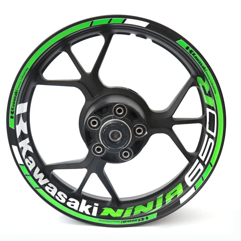 New high quality Fit Motorcycle Wheel Sticker stripe Reflective Rim For KAWASAKI ninja650 ninja650R NINJA 650 R
New high quality Fit Motorcycle Wheel Sticker stripe Reflective Rim For KAWASAKI ninja650 ninja650R NINJA 650 R