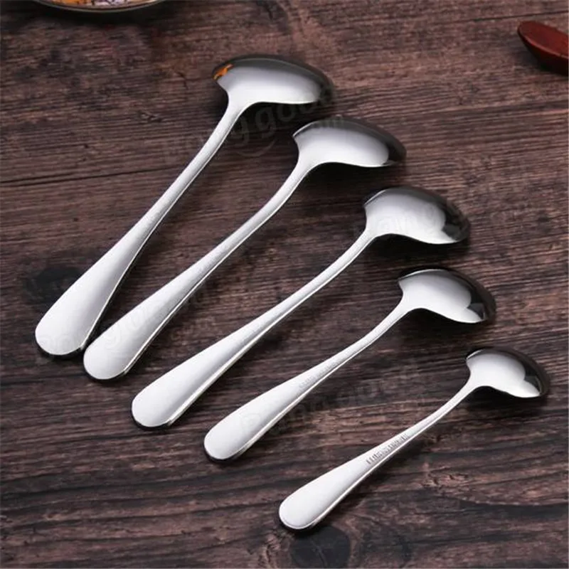 KCASA Stainless Steel Round Milk Coffee Spoon Soup Ice Cream Fruit Juice Drink Scoop Spoons Table Dinnerware Food Cutlery
KCASA Stainless Steel Round Milk Coffee Spoon Soup Ice Cream Fruit Juice Drink Scoop Spoons Table Dinnerware Food Cutlery