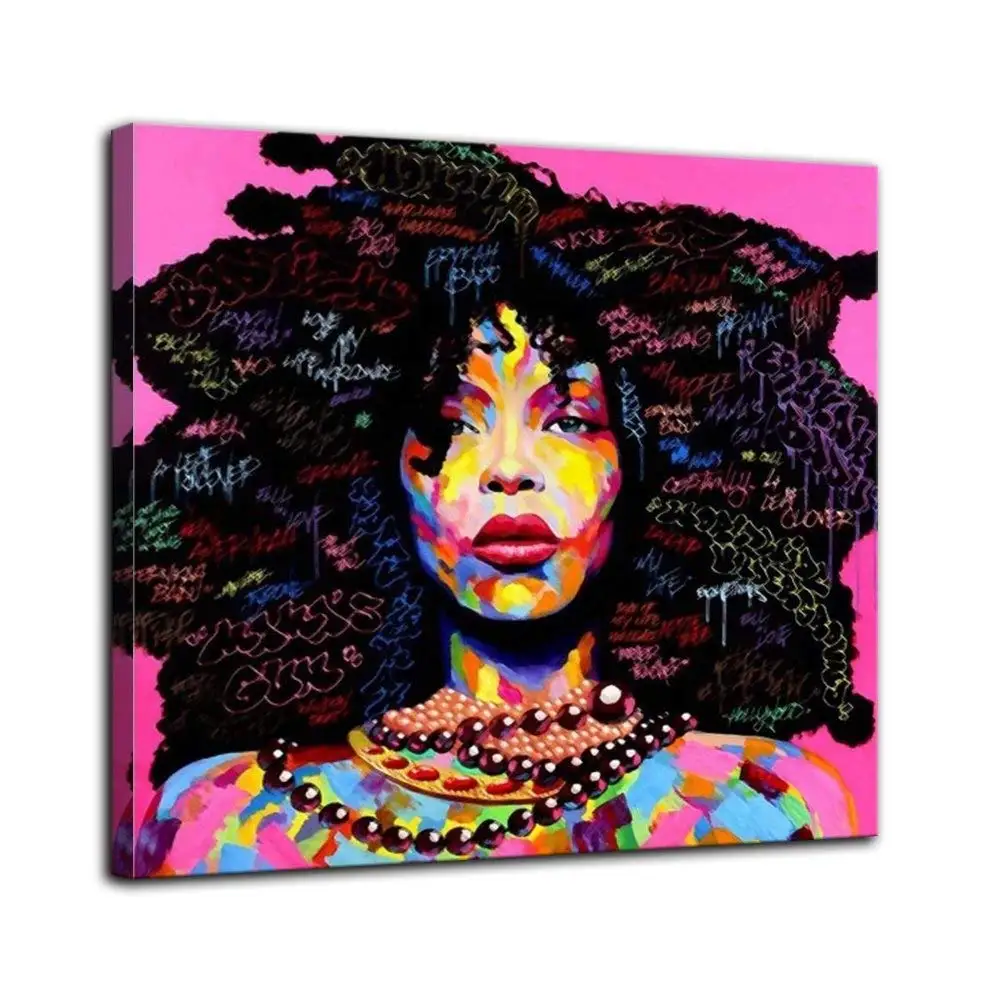 Canvas Wall Art Print Cuadros Decorative Pictures African Girl People Canvas Paintings Wall Pictures for Living Room Wall Decor
Canvas Wall Art Print Cuadros Decorative Pictures African Girl People Canvas Paintings Wall Pictures for Living Room Wall Decor