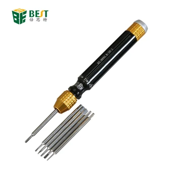 6 in 1 Multifunction Screwdriver bit Precision Pen Screwdriver for iPhone Mobile Phone Repair BST-889C
6 in 1 Multifunction Screwdriver bit Precision Pen Screwdriver for iPhone Mobile Phone Repair BST-889C
