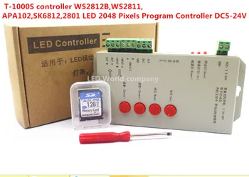 1pcs T1000S T-1000S SD card for WS2801 WS2811 LPD6803 led pixel controller RGB full color DC5V-24V RGB play video
1pcs T1000S T-1000S SD card for WS2801 WS2811 LPD6803 led pixel controller RGB full color DC5V-24V RGB play video