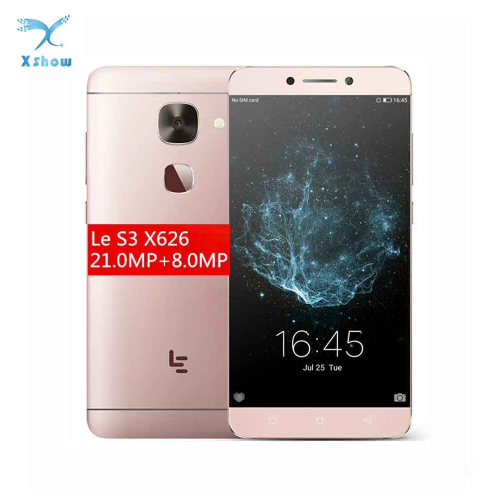 Original Letv LeEco Le S3 X626 cell phone 5.5" FHD Deca Core 1920X1080 4GB RAM 32GB ROM 21.0MP 4G LTE Android 6.0 Fingerprint
Original Letv LeEco Le S3 X626 cell phone 5.5" FHD Deca Core 1920X1080 4GB RAM 32GB ROM 21.0MP 4G LTE Android 6.0 Fingerprint