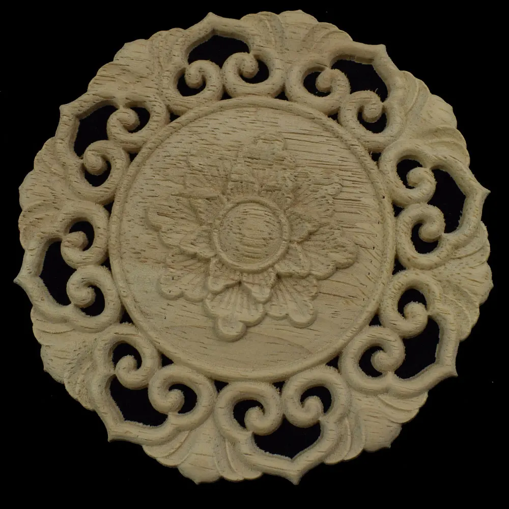 12CM Floral Wood Carved Decal Corner Appliques Wall Furniture Woodcarving Decorative Wooden Figurines Crafts Home Decor
12CM Floral Wood Carved Decal Corner Appliques Wall Furniture Woodcarving Decorative Wooden Figurines Crafts Home Decor