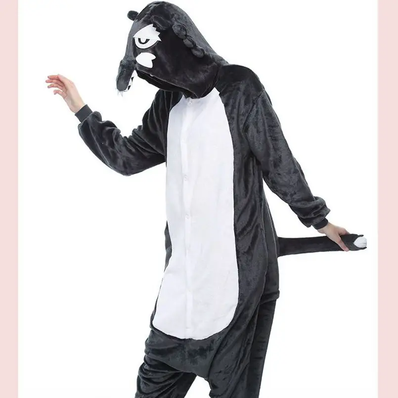Wolf Pajama Set Women Men Unisex Adult Animal Pijama Flannel Onesie Cosplay Sleepwear Hoodie Halloween Holiday Costume
Wolf Pajama Set Women Men Unisex Adult Animal Pijama Flannel Onesie Cosplay Sleepwear Hoodie Halloween Holiday Costume