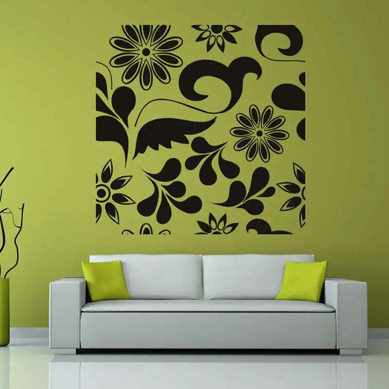 Square Flower Pattern Living Room Decorative Plant Wall Sticker DIY Vinyl Art Mural Decal Home Decor
Square Flower Pattern Living Room Decorative Plant Wall Sticker DIY Vinyl Art Mural Decal Home Decor