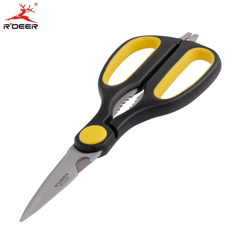 RDEER 215mm Scissors Multi Function Stainless Steel Sewing Scissors For Leather Shear Paper Cutter Scissors Kitchen
RDEER 215mm Scissors Multi Function Stainless Steel Sewing Scissors For Leather Shear Paper Cutter Scissors Kitchen