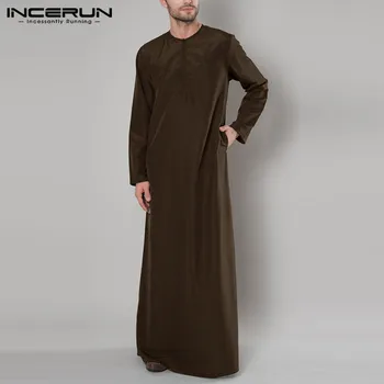 Islamic Arabic Muslim Kaftan Men Long Sleeve Zipper Loose O Neck Abaya Robes Saudi Arabia Men Jubba Thobe Caftan 2020 INCERUN
Islamic Arabic Muslim Kaftan Men Long Sleeve Zipper Loose O Neck Abaya Robes Saudi Arabia Men Jubba Thobe Caftan 2020 INCERUN