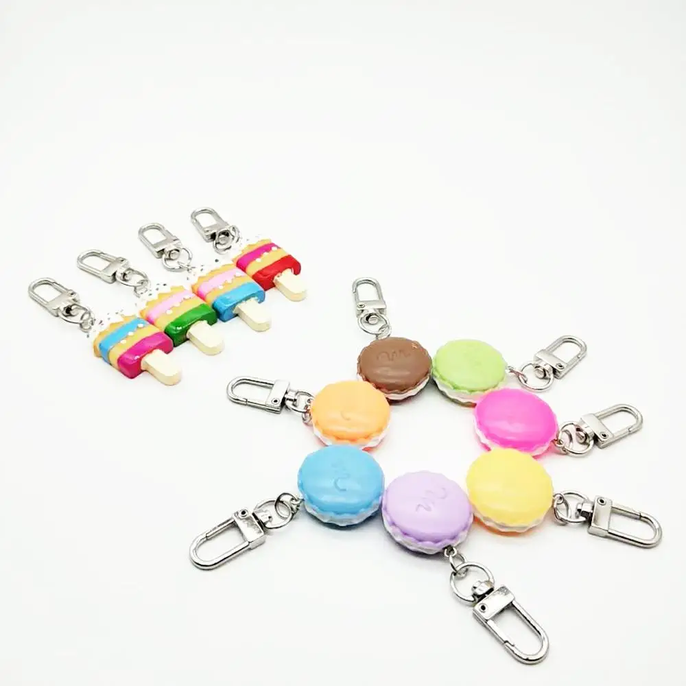 Simulation Resin ice cream /Macaron key ring lovely Student bag pendant Fashion Car Keychain for women ornament
Simulation Resin ice cream /Macaron key ring lovely Student bag pendant Fashion Car Keychain for women ornament