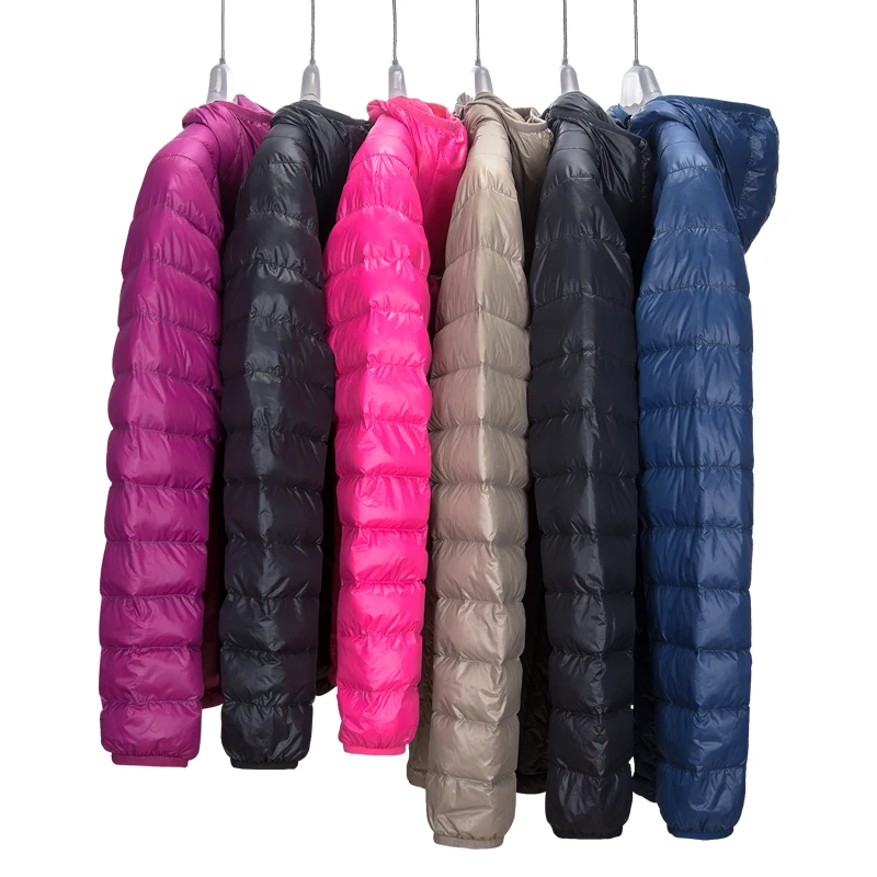 Tectop зимняя пуховая куртка для мужчин и женщин уличный Супер легкий тонкий лыжный