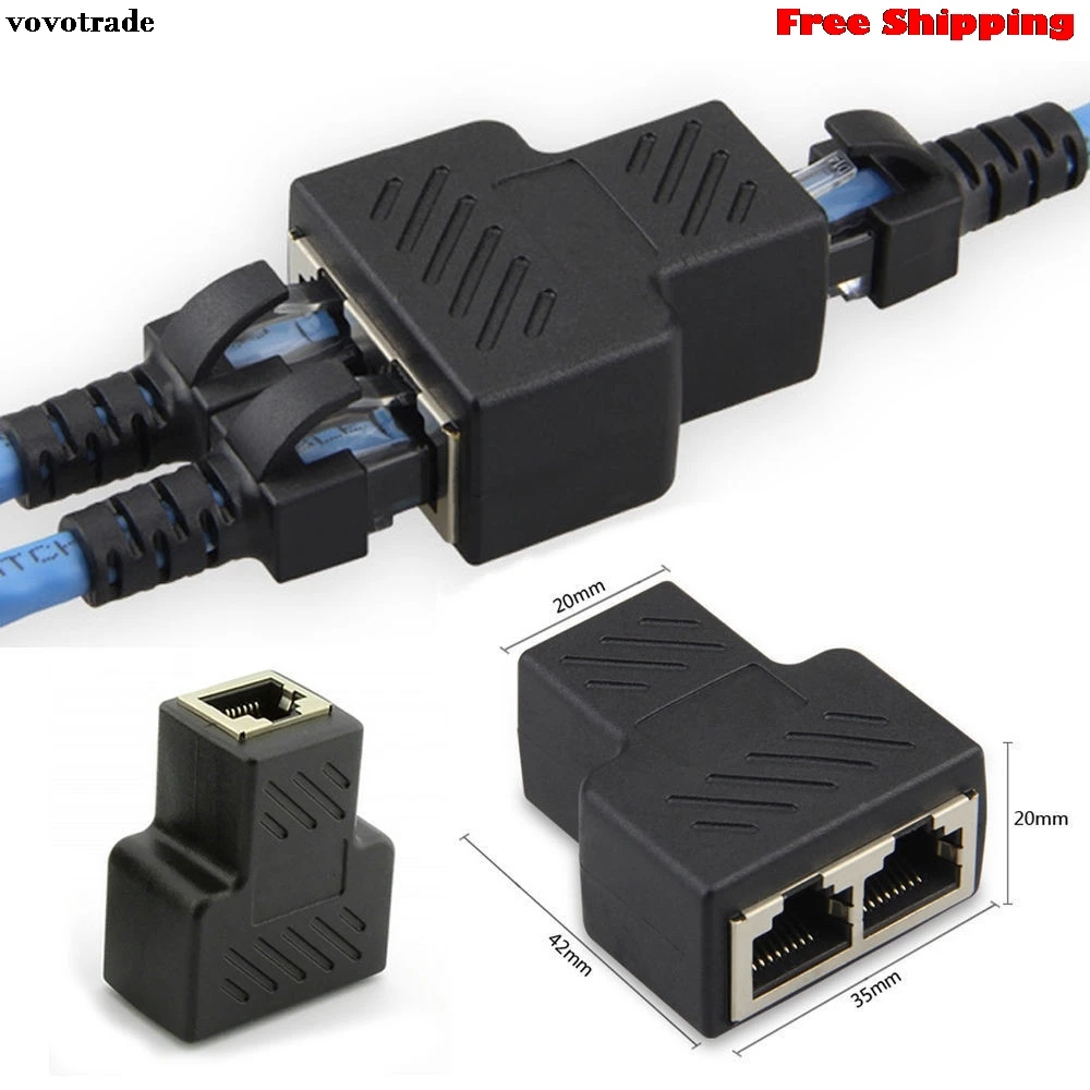 vovotrade 1 to 2 LAN ethernet Network RJ45 Splitter Extender Plug Adapter Connector RJ45 1 to 2 Ways Drop Shipping
vovotrade 1 to 2 LAN ethernet Network RJ45 Splitter Extender Plug Adapter Connector RJ45 1 to 2 Ways Drop Shipping