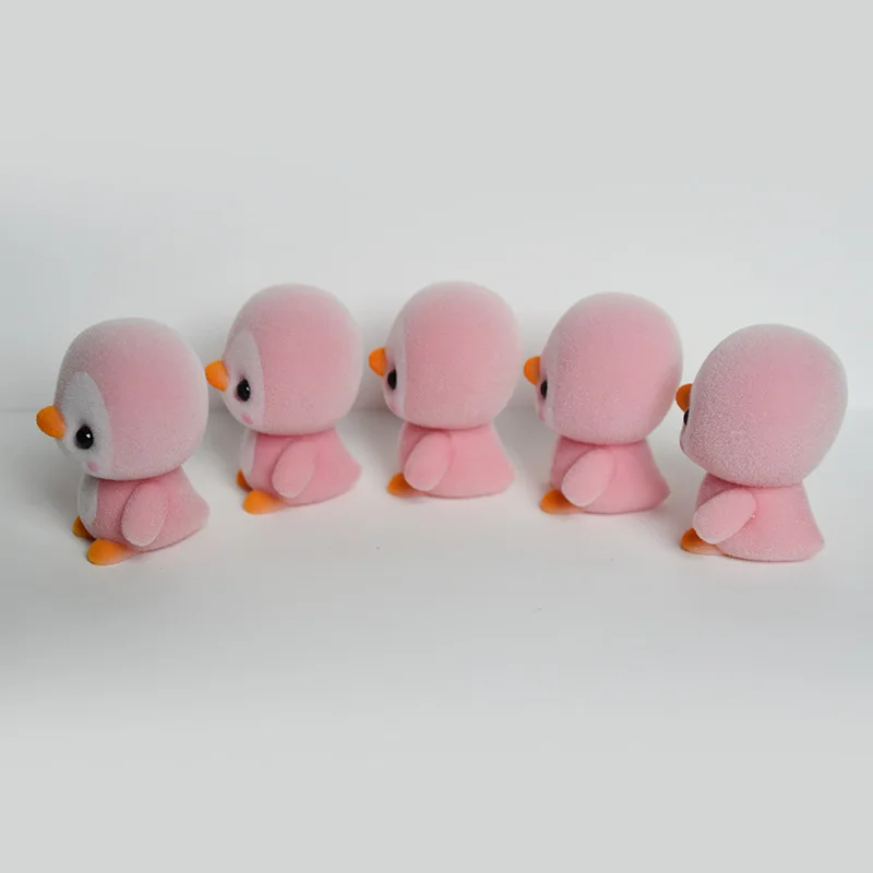 Flocking Plush Real Life Animals Kawaii Toys Caramel Shiba Inu Penguin Duck (2)