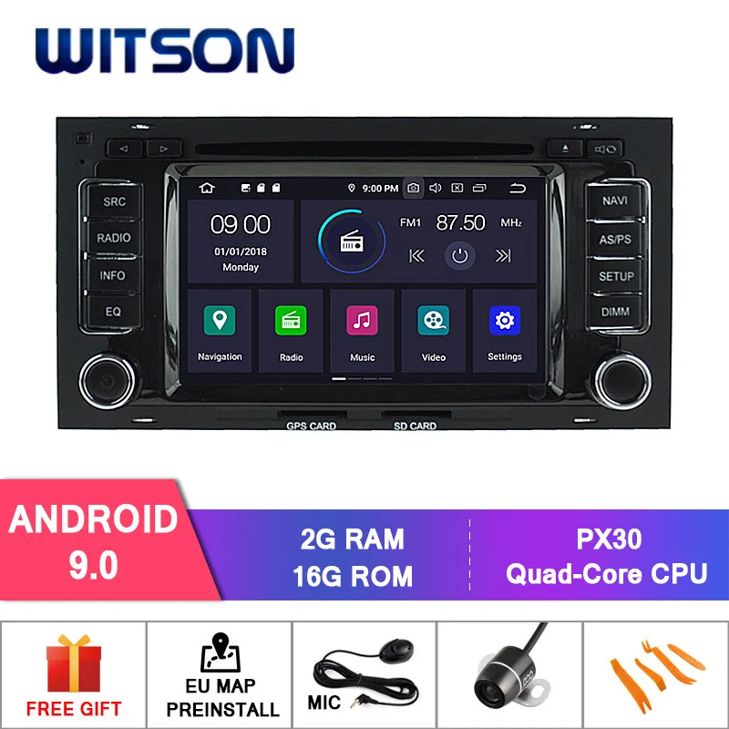 WITSON Android 9.0 4GB RAM+32GB FLASH 8 Octa Core CAR DVD for VOLKSWAGEN 2002-2010 RADIO NAVI+DVR/WIFI+DSP+DAB+OBD
WITSON Android 9.0 4GB RAM+32GB FLASH 8 Octa Core CAR DVD for VOLKSWAGEN 2002-2010 RADIO NAVI+DVR/WIFI+DSP+DAB+OBD