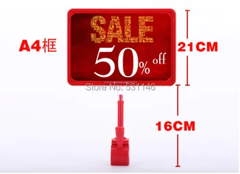 Free Shipping Price display frame/Poster display frame for Supermarket&Shop(Size:A4)
Free Shipping Price display frame/Poster display frame for Supermarket&Shop(Size:A4)