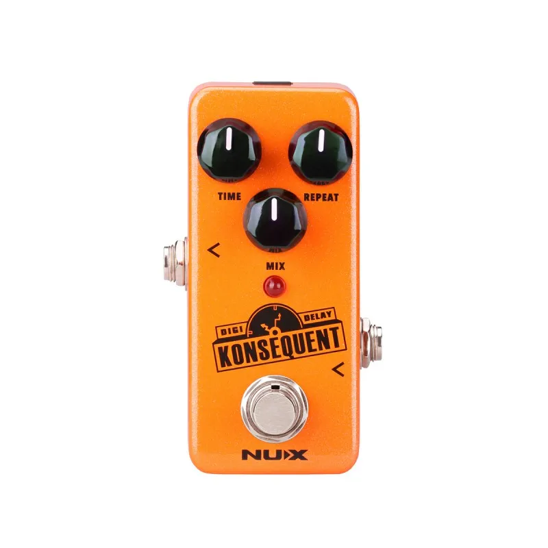 NUX Konsequent Digital Delay Guitar Effect Pedal Dotted 8 / Simple Delay Modes Mini Core Series Stompbox has Re-defined delay
NUX Konsequent Digital Delay Guitar Effect Pedal Dotted 8 / Simple Delay Modes Mini Core Series Stompbox has Re-defined delay