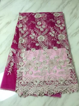 2019 Latest Pink Gold French Nigerian Lace Fabrics High Quality Tulle African Laces Fabric Wedding African French Tulle Lace
2019 Latest Pink Gold French Nigerian Lace Fabrics High Quality Tulle African Laces Fabric Wedding African French Tulle Lace