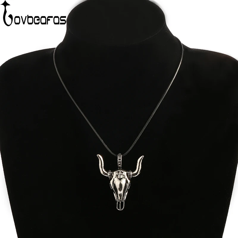 LOVBEAFAS Fashion Viking Buffalo Bull Head Skull Biker Pendants Necklaces Punk Vintage Retro Choker Pendant
LOVBEAFAS Fashion Viking Buffalo Bull Head Skull Biker Pendants Necklaces Punk Vintage Retro Choker Pendant