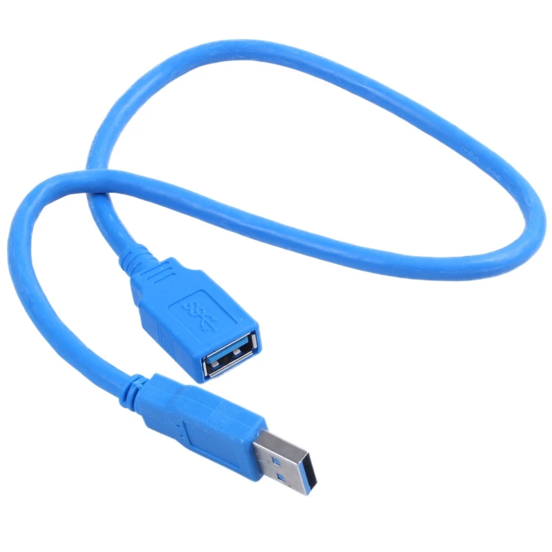 50cm USB 3.0 A Male to Female Extension Data Sync Transfer Cable Data Cable Blue
50cm USB 3.0 A Male to Female Extension Data Sync Transfer Cable Data Cable Blue