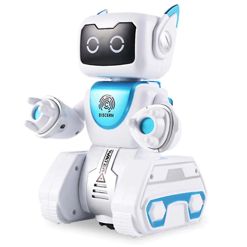 

Children Intelligent RC Robot Toy Fingerprint Hydro-electric Hybrid Power Smart Robot Toys for Kids Boys Girls Birthday Gift New