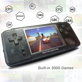 New 3.0 inch Handheld Game Player Built-in 3000 Classic Games Retro video Game Console Support For CP1/CP2/NEOGEO/GBA/GB/MD/FC
New 3.0 inch Handheld Game Player Built-in 3000 Classic Games Retro video Game Console Support For CP1/CP2/NEOGEO/GBA/GB/MD/FC