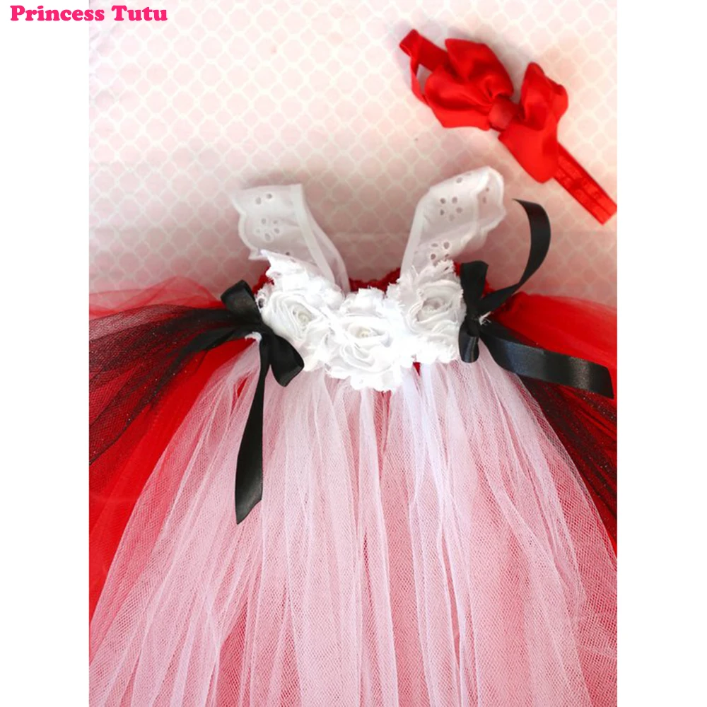 Beautiful Little Red Riding Hood Dress Costume with Red Bow Headband White Black Princess Girls Flowers Birthday Party Dresses
Beautiful Little Red Riding Hood Dress Costume with Red Bow Headband White Black Princess Girls Flowers Birthday Party Dresses