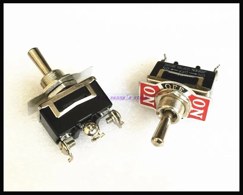 2pcs/Lot 3-Pin 3 Position ON-OFF-ON Spring Return Momentary Switch 15A 250VAC Toggle Switch 123F Brand New
2pcs/Lot 3-Pin 3 Position ON-OFF-ON Spring Return Momentary Switch 15A 250VAC Toggle Switch 123F Brand New