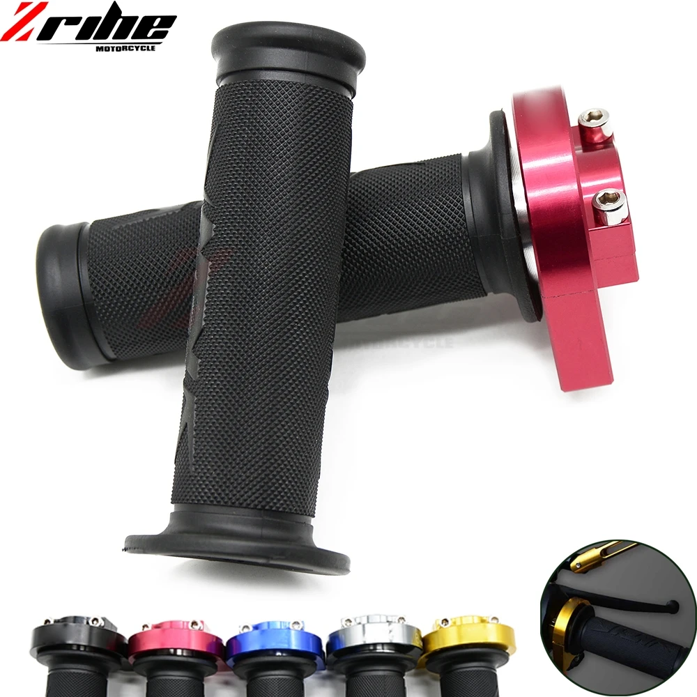 for universal 7/8' 22mm Dirt Pit Bike Aluminum Throttle Grips Cable Dirt Pit Bike Fast Throttle Handle For SUZUKI GSXR 600/750 G
for universal 7/8' 22mm Dirt Pit Bike Aluminum Throttle Grips Cable Dirt Pit Bike Fast Throttle Handle For SUZUKI GSXR 600/750 G