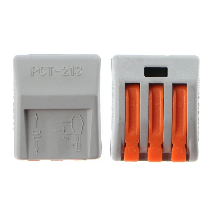 2019 10 Pcs Universal Compact 3 Way Electric Cable Wire Connector Reusable Lever Terminal Block
2019 10 Pcs Universal Compact 3 Way Electric Cable Wire Connector Reusable Lever Terminal Block