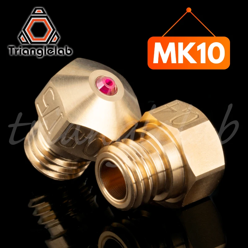 trianglelab high temperature MK10 Ruby Nozzle Thread M7 for Micro Swiss MK10 HOTEND HEATER BLOCK with PETG ABS PEI PEEK NYLON
trianglelab high temperature MK10 Ruby Nozzle Thread M7 for Micro Swiss MK10 HOTEND HEATER BLOCK with PETG ABS PEI PEEK NYLON